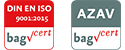 Zertifikate DIN EN ISO 90001 2015, AZAV